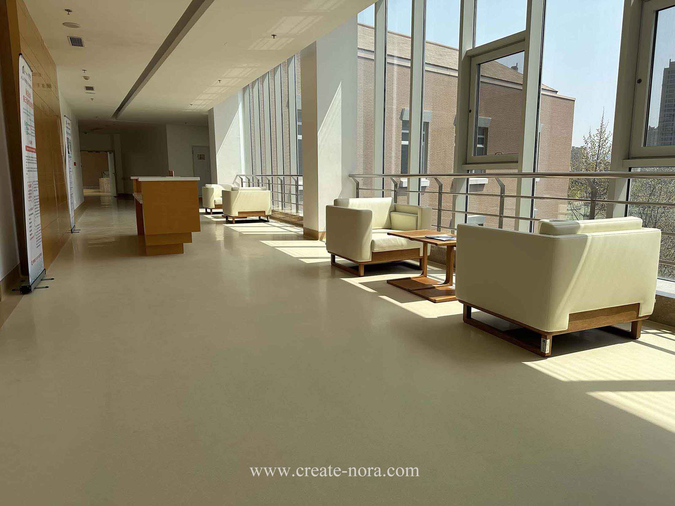 the photo of nora rubber flooring in VITUP International Hospital 2
